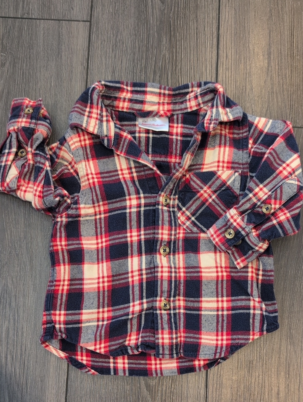 Hanna Andersson Flannel Button Down